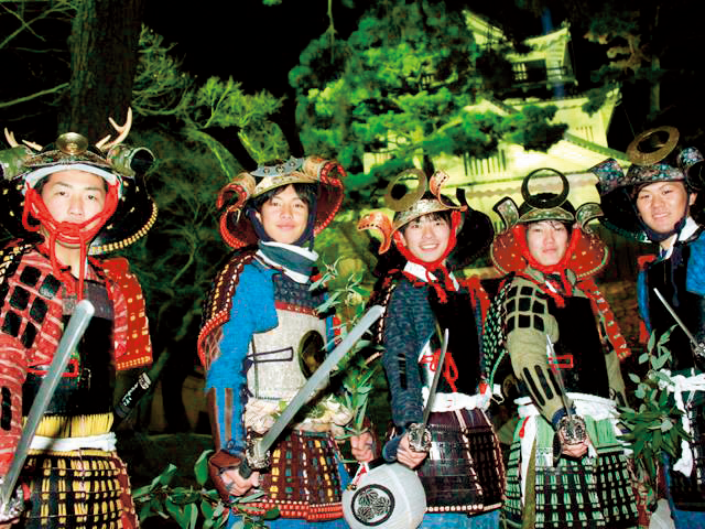 家康公提灯行列に参加
