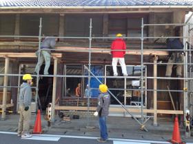 藤川宿「米屋」の改修