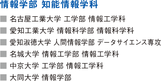 情報学部知能情報学科