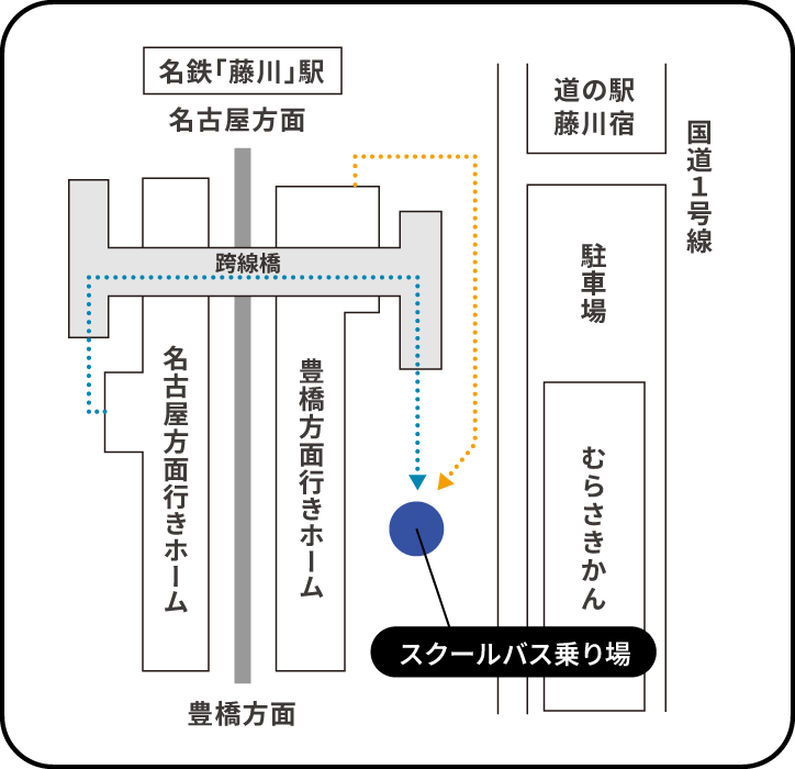 スクール乗り場