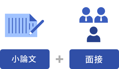小論文+面接